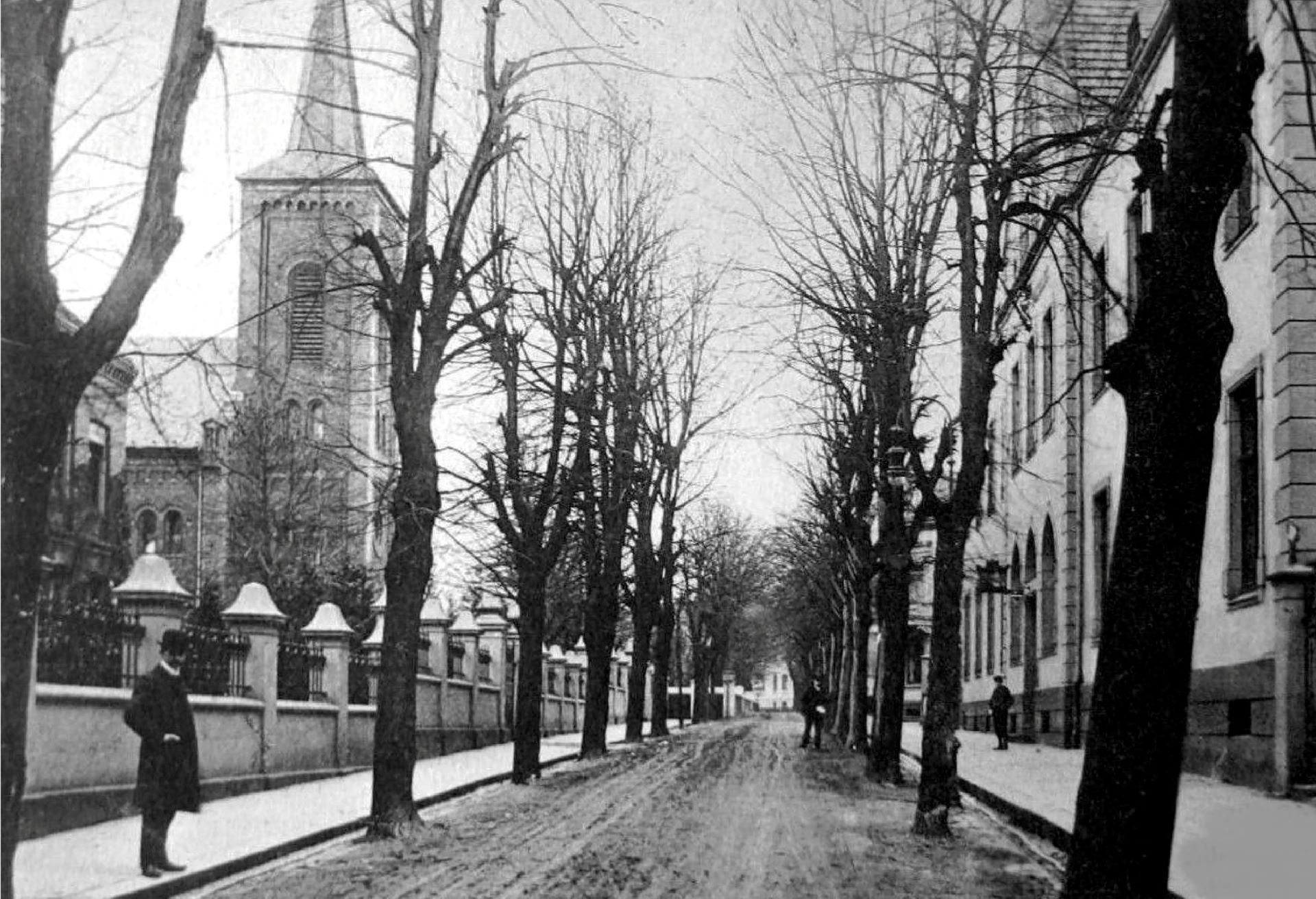 Wittenbergstraße - früher Alleestraße um 1910